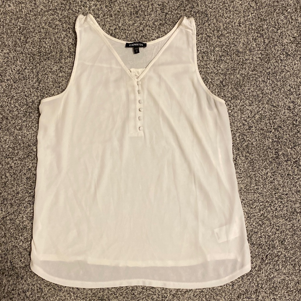 Off white tank